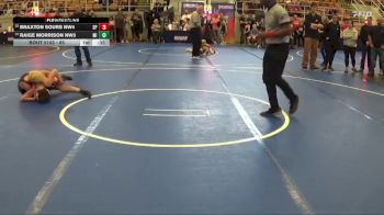 85 lbs Cons. Round 5 - Braxton Sours NW4, Freedom Wrestling vs Raige Morrison NW3, Donahue Wrestling Academy