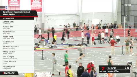 Men's 800m, Prelims 5