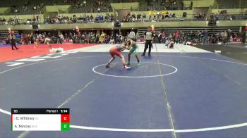 95 lbs Semifinal - Chase Whitney, Scoring Edge vs Adrian Mincey, S.O.A.R.R. Elite Wrestling