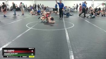 84 lbs Round 6 (8 Team) - Ben Marino, Terps Xtreme vs Mason Schlaht, Rough House
