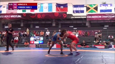 62 kg Quarterfinal - Kayla Mircale, USA vs Yolanda Cordero, CUB