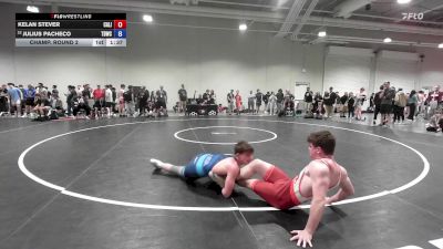 80 lbs Champ. Round 2 - Kelan Stever, California vs Julius Pacheco, Team Donahoe Wrestling Club