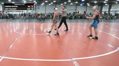 100 lbs Round 3 (12pm Friday) - Joey Colardo, CTWHALE vs Landon Wilson, Team Ohio