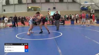 97 kg Round Of 16 - Brad Wilton, Michigan State vs Bradford Crislip, Unattached