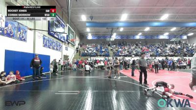 66 lbs Semifinal - Rocket Jones, Raw Wrestling Club vs Corbin Morrow, Wyandotte Youth Wrestling