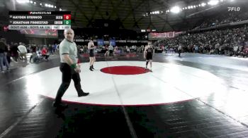 Boys 4A 126 lbs Cons. Round 3 - Jonathan Finnestad, Kentwood vs Hayden Sternod, South Kitsap