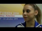 Mattie Larson Interview - After Podium Training - 2010 World Championships