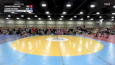 57 kg Rr Rnd 1 - Adyson Vogelsong, Primus WC - GHSE vs Lauren McAteer, New England Trappers Black - GHSE