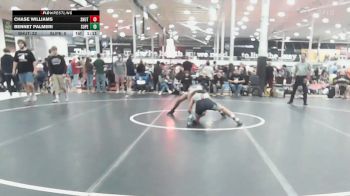 128 lbs Quarterfinal - Chase Williams, Team Shutt Mau Mau - HSC vs Bennet Palmeri, Superior Gold - HSC