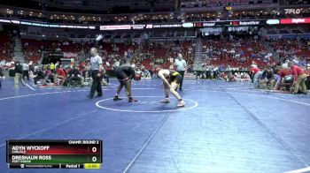 3A-215 lbs Champ. Round 2 - Dreshaun Ross, Fort Dodge vs Adyn Wyckoff, Carlisle