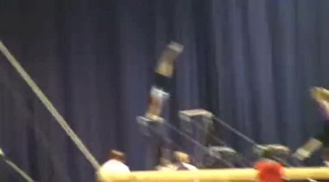 Beth Tweddle Bars cold set, and Aliya Mustafina Bars