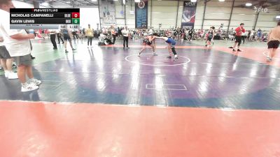 132 lbs Rr Rnd 1 - Nicholas Campanelli, Blue Wave 2 vs Gavin Lewis, Indiana Outlaws Black