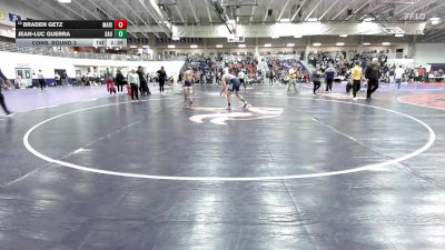 165 lbs Cons. Round 3 - Braden Getz, Marian University (IN) vs Jean-luc Guerra, St. Ambrose University