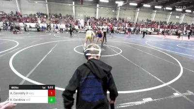 165 lbs Final - Arthur Connelly II, Nucla vs Kaleb Cordova, Arizona Heat