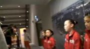 Japanese Girls Line up to talk to the Press after Qualificiations