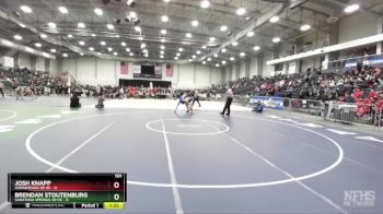 101 lbs Round 1 (3 Team) - Josh Knapp, Horseheads Sr HS vs Brendan Stoutenburg, Saratoga Springs Sr HS