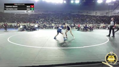 G6A-110 lbs Cons. Round 1 - Sophia Reece, Broken Arrow-Girls vs Victorya Cox, EDMOND NORTH-Girls