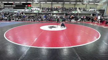 126 lbs 3rd Place - Braedon Goes, Saint John's Prep vs Jared Hood, Ponaganset