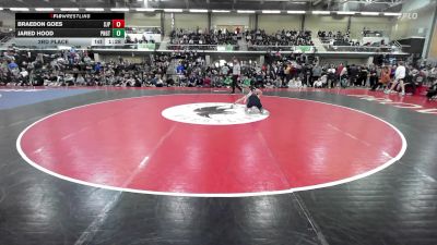 126 lbs 3rd Place - Braedon Goes, Saint John's Prep vs Jared Hood, Ponaganset
