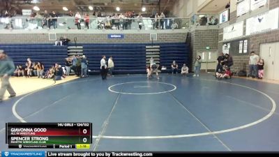 124/132 Round 1 - Giavonna Good, All In Wrestling vs Spencer Strong, Payette Wrestling Club