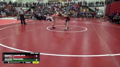 132 lbs Quarterfinal - Broden VenHuizen, Fulton (H.S.) vs Bennett Hamerlinck, North Scott JV