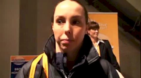 Beth Tweddle of Britain after Nailing Bars in Prelims of World Championships