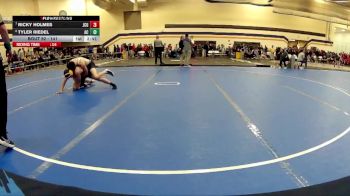 141 lbs Cons. Round 2 - Ricky Holmes, John Carroll University vs Tyler Riedel, Adrian NCAA
