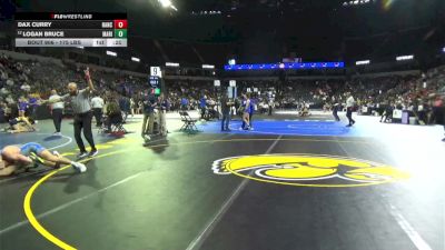 175 lbs Consi Of 16 #2 - Dax Curry, Rancho Bernardo (SD) vs Logan Bruce, Maria Carrillo (NC)