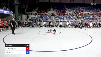 132 lbs Cons 32 #1 - Thomas Lindsay, OH vs Trent Sharp, OH