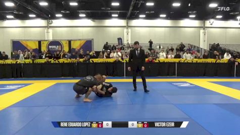 Victor Ezeir vs Rene Eduardo Lopez 2024 World IBJJF Jiu-Jitsu No-Gi Championship