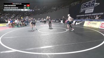 2A/1A Boys 126 Cons. Semi - Luke Patterson, Enterprise Boys vs Spencer Brissette, Oakridge Boys