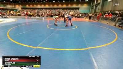 190 lbs Cons. Round 3 - Gage Oles, Lakeland vs River Wilkins, Beyer