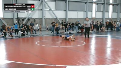 70 lbs Cons. Semis - Luis Sanchez, Damaged Ear Wrestling Club vs Raiden Crook-Hutsler, White River Hornets Wrestling Club