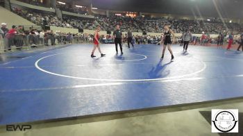 88 lbs Consi Of 16 #1 - Johnathon Primeaux, Mojo Grappling Academy vs Brackton Upton, Sand Springs Jr High