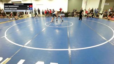 155 lbs Kale Winebarger, Oregon vs Jonah McClure, Texas