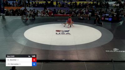 118 lbs Semis - Carolyn Geckler, OH vs Haley Gonzales, NY