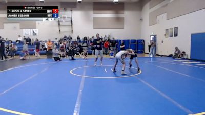 75 lbs Champ. Round 2 - Lincoln Gaver, 208 Badgers Wrestling Club vs Asher Beeson, Middleton Wrestling Club
