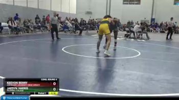 197 lbs Cons. Round 3 - Jaedyn Harris, McDaniel College vs Keevon Berry, Centenary University (New Jersey)