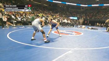 165 Class 4 lbs 5th Place Match - Mike Williams, St. Louis University High vs Jeremiah Clines, Northwest
