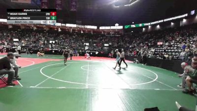 164 lbs Champ. Round 2 - Braylen Price, TCW3 vs Noah Karns, CPWA