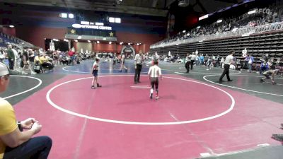 58 lbs Consolation - John Clark, Cowboy Kids WC vs Rowan Richard, Matpac Wrestling ND