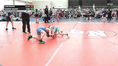 81 lbs Quarterfinal - Liam Reeves, Nebraska Elite - ESE vs Maddox Wilson, CT Whale Orca - ESE