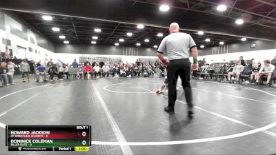 80 lbs Round 1 (8 Team) - Howard Jackson, CP Wrestling Academy vs Dominick Coleman, Killer Elite