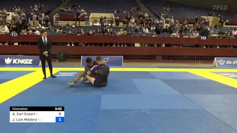 Alfred Carl Eckert vs Jose Luis Madera 2024 Pan IBJJF Jiu-Jitsu No-Gi Championship