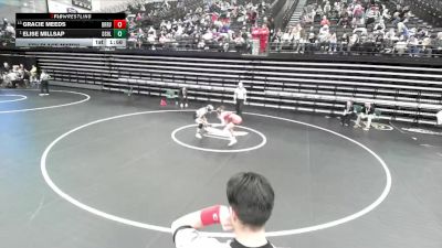 4A 105 lbs 5th Place Match - Elise Millsap, Desert Hills vs Gracie Meeds, Bear River