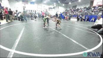 46 lbs Quarterfinal - Gavino Camarillo, Clinton Youth Wrestling vs Cooper Waller, Standfast