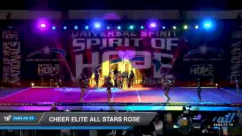 Cheer Elite All Stars Rose [2021 Junior Medium 3 D2 Day 2] 2021 Universal Spirit: Spirit of Hope National Championship