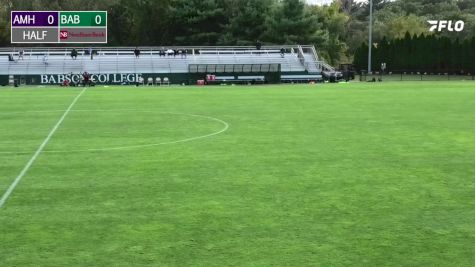 Replay: Amherst vs Babson | Sep 24 @ 4 PM