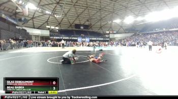 77 lbs Cons. Round 4 - Beau Babka, Twin City Wrestling Club vs Silas DeBeaumont, Moses Lake Wrestling Club