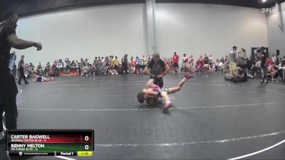 57 lbs Round 2 (10 Team) - Carter Bagwell, Georgia United Blue vs Benny Melton, MF Purge Elite